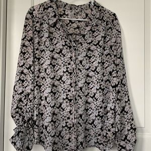 Elle LS Floral Blouse